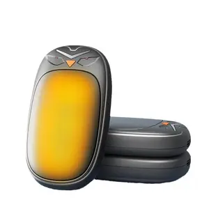 2-in-1 Rechargeable Hand Warmer, Owl-shaped Double-sided Hand Warmer, Portable Pocket Heater for Quick Heating, Compact, Lightweight, Safe and Explosion-proof