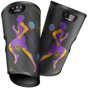 FIT KING Adjustable Rechargeable Cordless Leg Massager with Heat, Air Pressure Calf Massager for Daily Pain Relief, Ideal Gift for Mom, Dad, Women & Men (FSA/HSA Eligible)