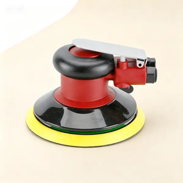 Pneumatic Dual Action Sander, 6 Inch Random Orbital Palm Sander, Heavy Duty Air Sander with 1pc Backing Plate, Professional Orbital Sander for Auto Body Sanding, 10000 RPM High Speed Sander