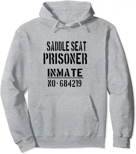 Saddle Seat Halloween Costume - Funny Prisoner Jail Inmate Pullover Hoodie - Jenniferlau Shop 22B0C3WHN7YB