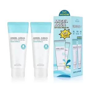 Beyond Angel Aqua Soft Facial Peeling Gel - 2 Pcs, Vegan Formula, 100ml Each - Skincare, Smooth Moisture Skin Repair Moisture Skin Repair Comfort Moisturize peelinggel youthful look