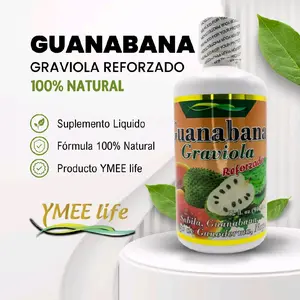Guanabana Graviola Reforzado Dietary Soursop Supplement, Natural Liquid Herbal Supplement, 32 fl. oz (946.4 ml)