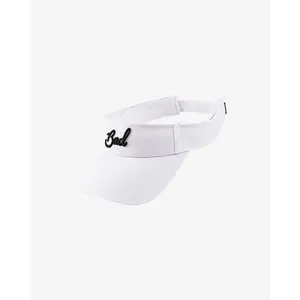 Embroidered Bad Visor in White