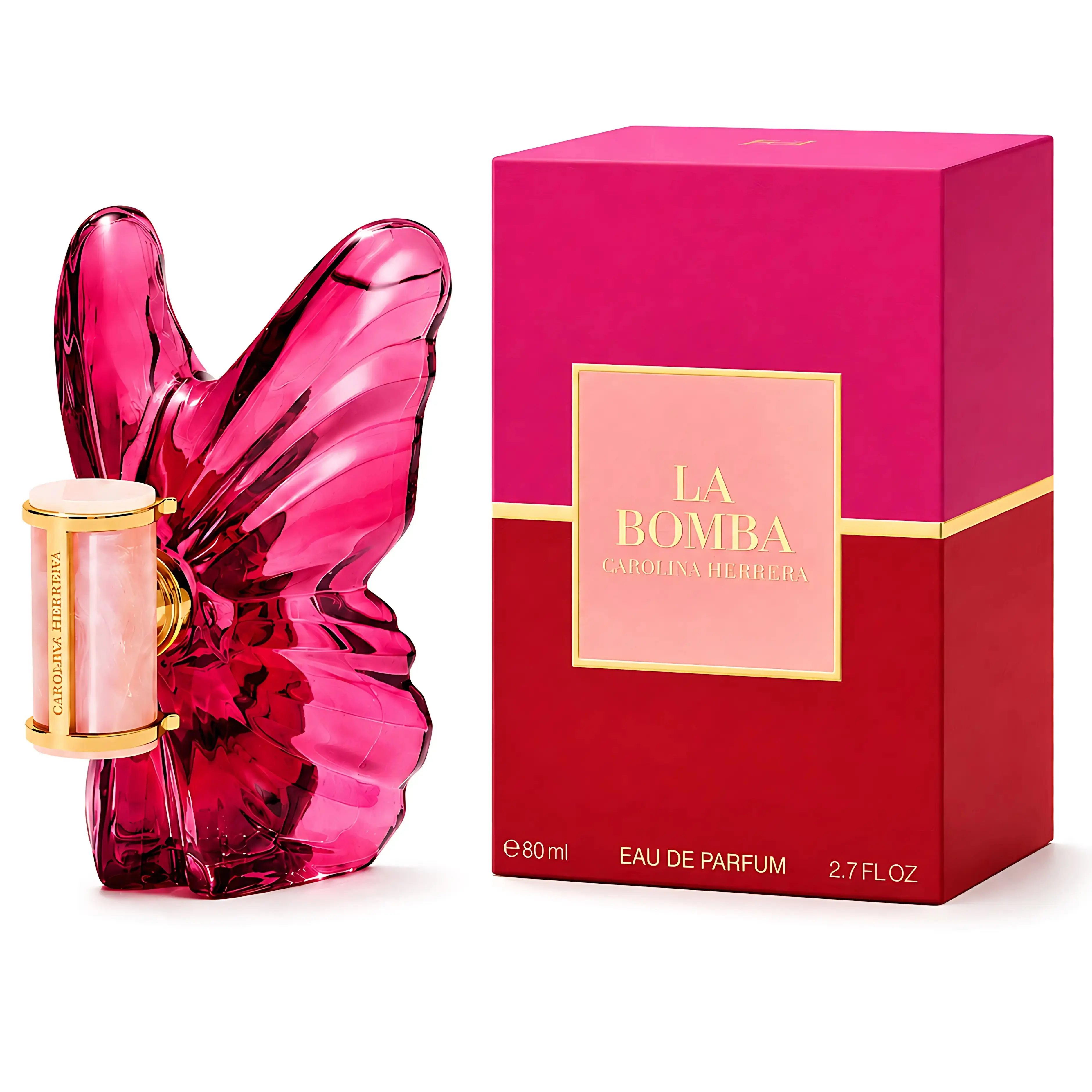 Carolina Herrera La Bomba Eau de Parfum for Women, Fruity Floral Fragrance, 2.7 fl oz / 80 mL