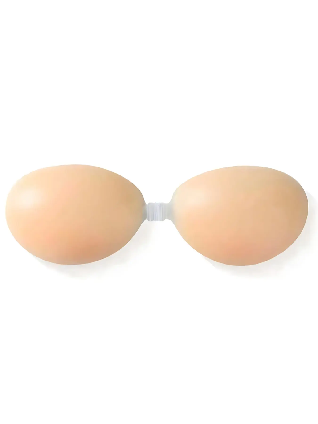 Women's Strapless Sticky Seamless Smooth Bra, Balconette Unlined Bra, Sexy Silicone Nipple Cover, Wedding Dress Invisible Undergarment, Large Bust Lift Up, Concealed Design