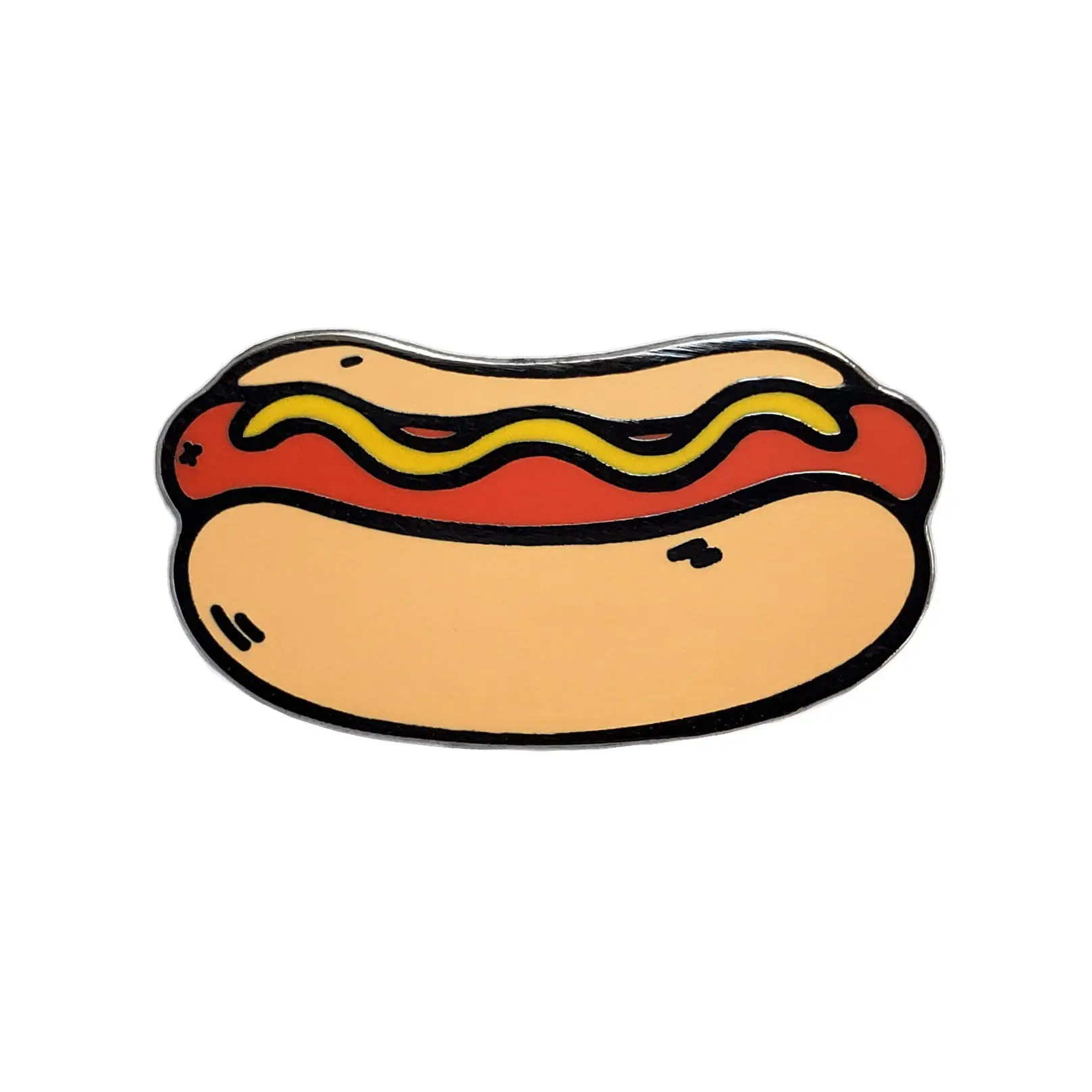 Hot Dog Hard Enamel Pin