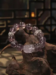 High Quality Natural Amethyst Pixiu Bracelet Luxury Crystal Wealth and Protection Bracelet