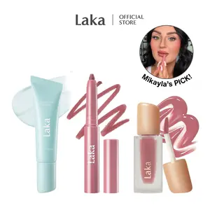 [Laka]  Prep & Glow Lip Trio - Prep Lip Mask + Easy Glide Lip Liner + Fruity Glam Tint