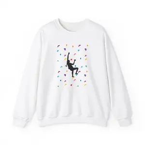 Climbing Sport Lovers Mountains Climbers Sweatshirt, Girls Women Climbing Fans Christmas Gifts Climbing Activity Sweatshirt