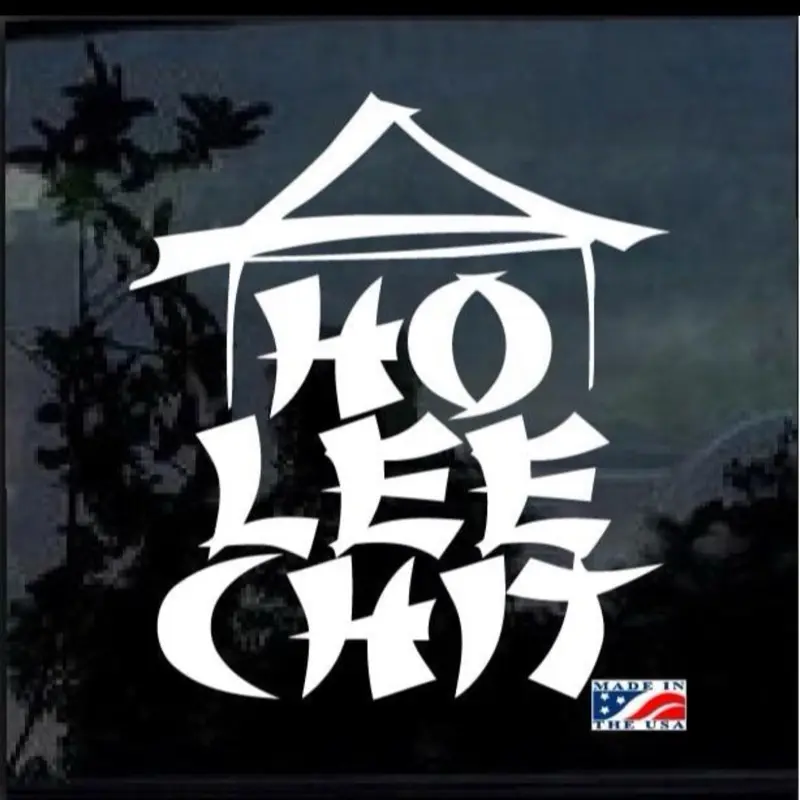 Ho Lee Chit Decorative Long Wearing Self-Adhesive Vinyl Car Sticker - 5 in Removable Decal for Cars, Smooth Surfaces