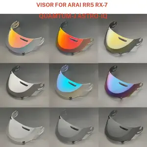RX 7 RR5 Helmet Visor Shield Lens for ARAI RX 7 GP ASTRO IQ RAPIDE IR AXCES II Axces III REBEL QUANTUM ST QUANTUM J VECTOR 2 RXQ Anti UV Anti Fog Anti Scratch Polycarbonate Replacement