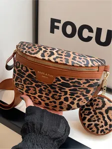 Tiger Pattern Design Shoulder Chest Bag, Versatile Casual Commuter Crossbody Bag, Stylish Accessory for Daily Use, Crossbody Fanny Pack