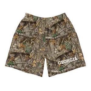 Georgia Camo Sport Shorts - Camouflage Pattern, Comfortable Fit, Versatile Style, Ideal for Outdoor Activities