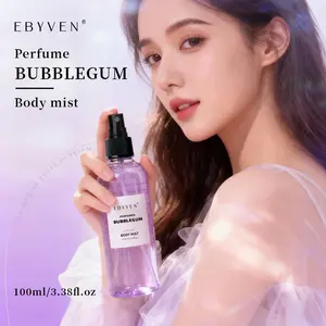 100ml/3.38fl.oz. Fragrance Mist, Bubblegum, Coconut, Rosey, Baby Powder Scent, Clothing Fragrance Spray