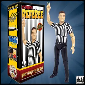 Ultimate Referee With Deluxe Articulation for WWE Wrestling Action Figures