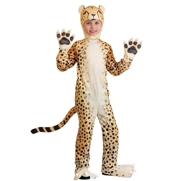 Kids Cheerful Cheetah Costume