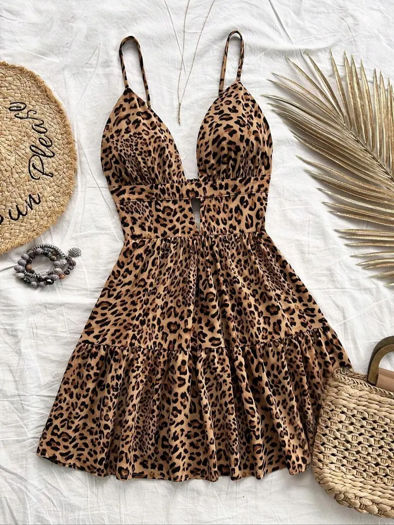 leopard dress going out - TikTok Shop