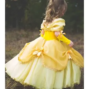 045 Girls Kids Cosplay Halloween Cosplay Sleeping Beauty Princess Dresses Christmas Costume Party Birthday Gift