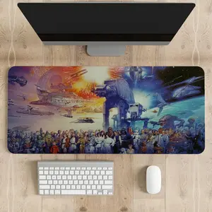 Wars Movie Desk Mat, Gaming Movie Mouse Pad, Keyboard Mat, Video Game Desk Mat For Office, Gift For Gamer