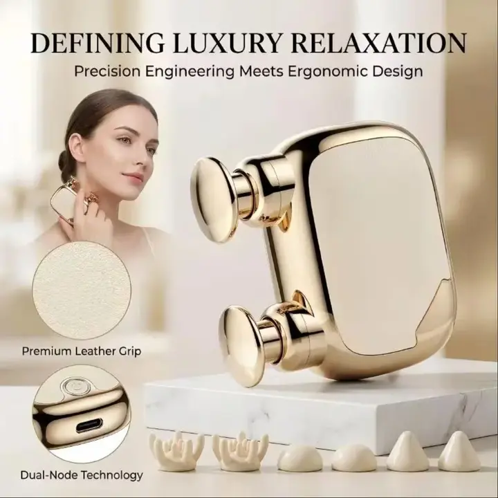 Unisex Portable Mini Electric Massage Gun, Deep Tissue Muscle Relaxer, Compact Floss Gun for Neck, Back, Shoulders, And Full Body, Lightweight Handheld Massager, Ideal for Home, Office, Travel, And Daily Use