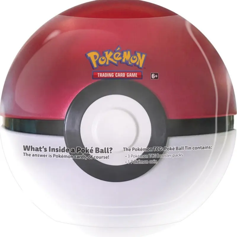 Pokeball Tin (3 Booster Packs)