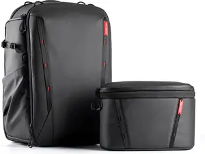 PGYTECH OneMo 2 25L Camera Backpack with Shoulder Bag for Photographers, Waterproof Large Camera Bag for Canon/Nikon/Sony/dji Drone/ Laptop/Tripod, Black Accessories
