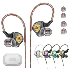 Portable Wired In-Ear Earphones with Mic, Hi-Fi 3D Stereo Sound, Noise Cancelling Headphones for Esports Gaming Live Streaming  Audio Electronic Headset Lightweight