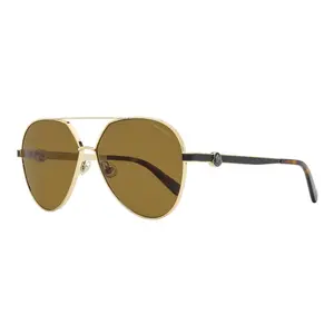 Moncler Vizta Polarized Sunglasses ML0263 28H Gold 59mm