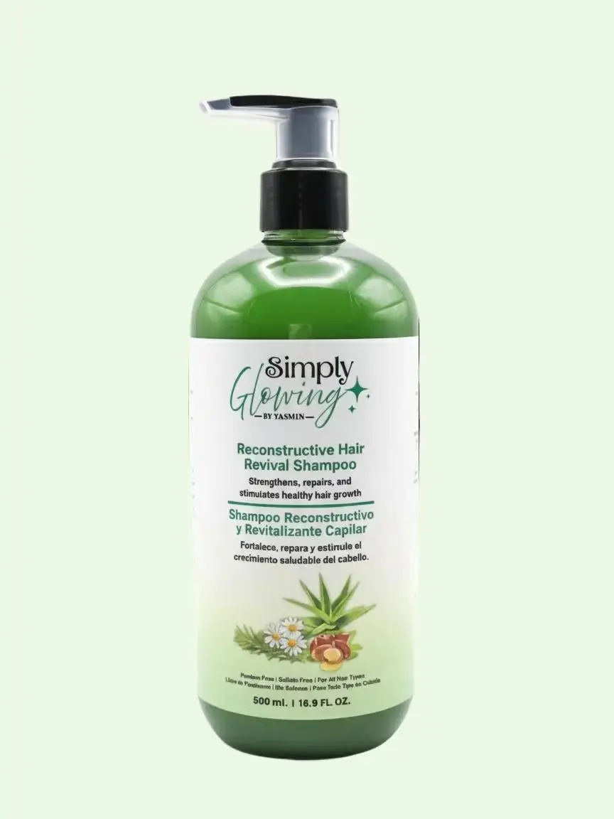 Simply Glowing Hair Revival Reconstructive Shampoo 500ml Strength and Shine