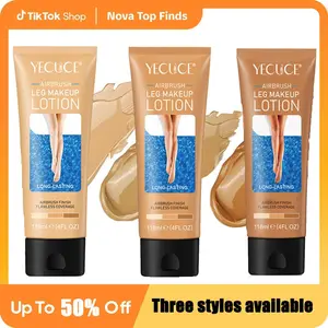 【NEW】Yecuce Body Blur Instant Leg & Body Makeup – Water-Full Coverage Foundation for Scars, Spider Veins & Tattoos, Natural No-Budge Finish, Lightweight Buildable Concealer for Wedding & Daily Wear