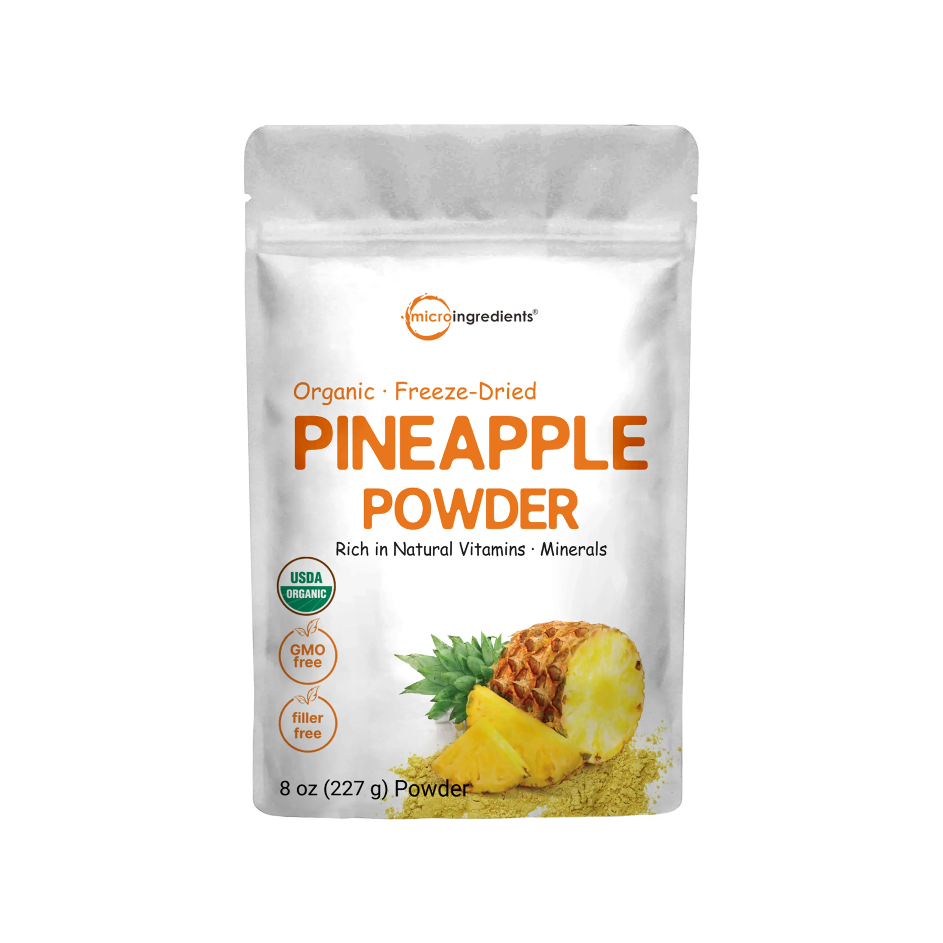 Micro Ingredients Organic Pineapple Powder-Rich in Vitamins Micro Ingredients Organic Pineapple Powder-Rich in Vitamins