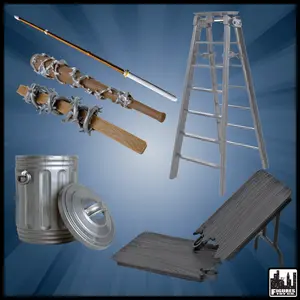 Starter Accessory Set for WWE & AEW Wrestling Action Figures [Version 1]
