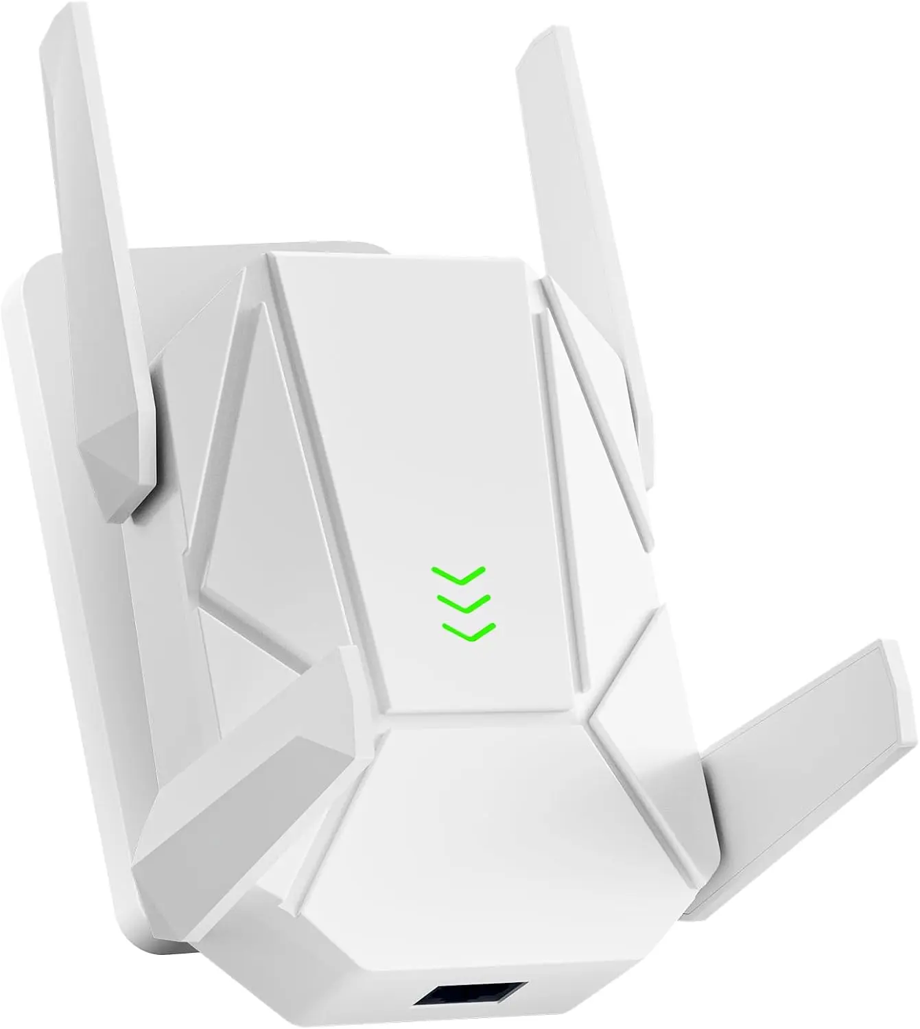 WiFi Extender 2026 Model - AX1800 Dual Band WiFi 6 Booster Signal Range Extender Up to 18,999 Sq.Ft and 135+ Devices, High-Speed Internet Repeater with Gigabit Ethernet Port for Home Office