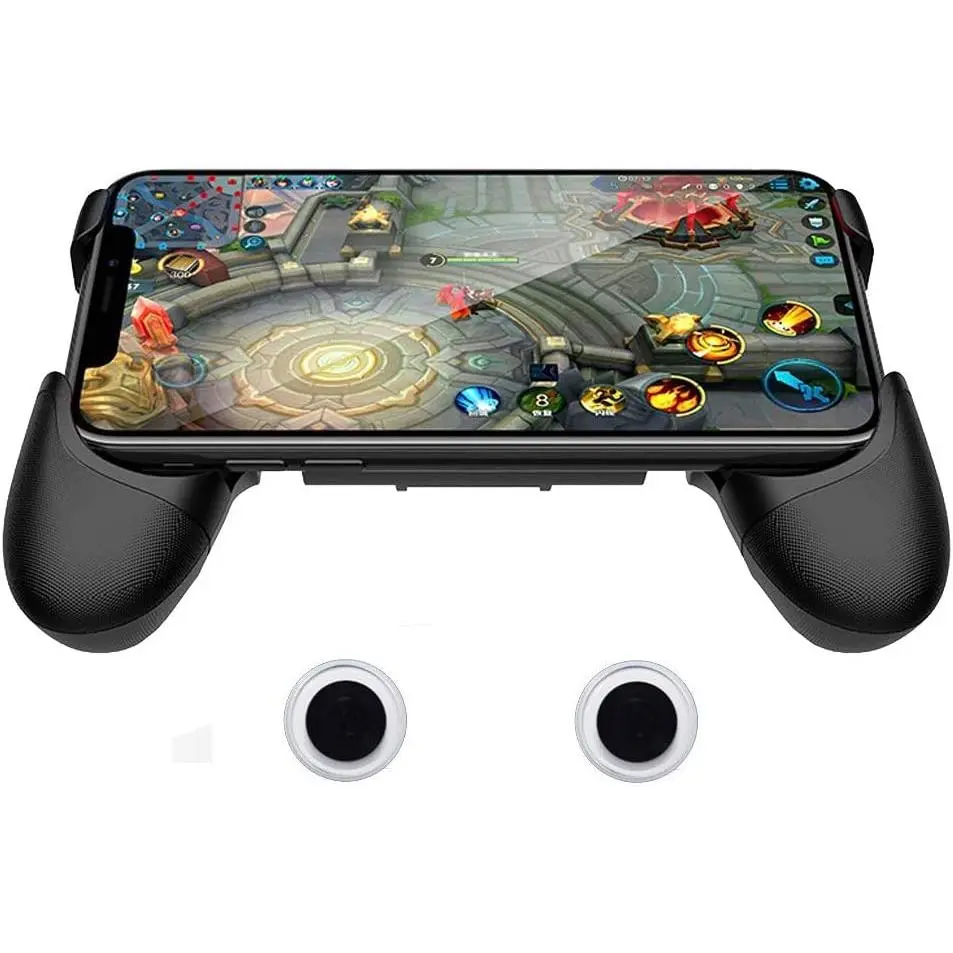 Universal Mobile  Joystick Spiral Mini Joystick  Handle Grip Controller Rocker Joypad Foldable Stand Holder for Cellphones (Handle Holder with Joystick)
