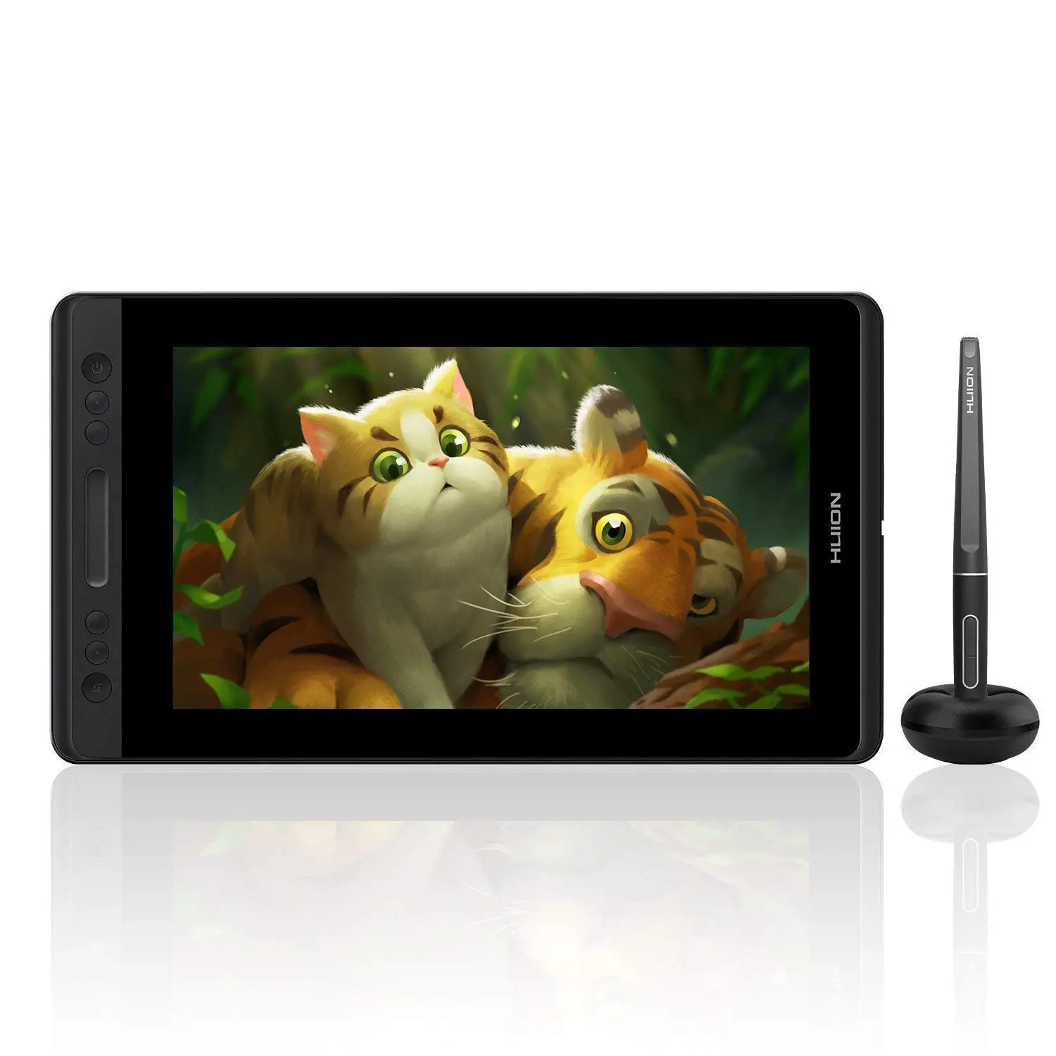 HUION Kamvas Pro 13 Digital Pen Display Writing Drawing Tablet - 13.3in Screen, 8192 Pen Pressure, 120% sRGB, Anti-Glare Glass Protection, Battery-Free Stylus, Kickstand, Cord for Electronics & Education Devices