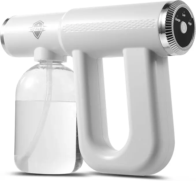 Rechargeable ABS Plastic Blue Light Plant Mister Sprayer - Portable Watering Bottle for Home, Office Use