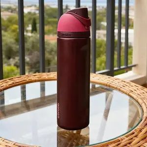 New Owala Freesip Insulated Stainless Steel Water Bottle - Black Cherry 32oz