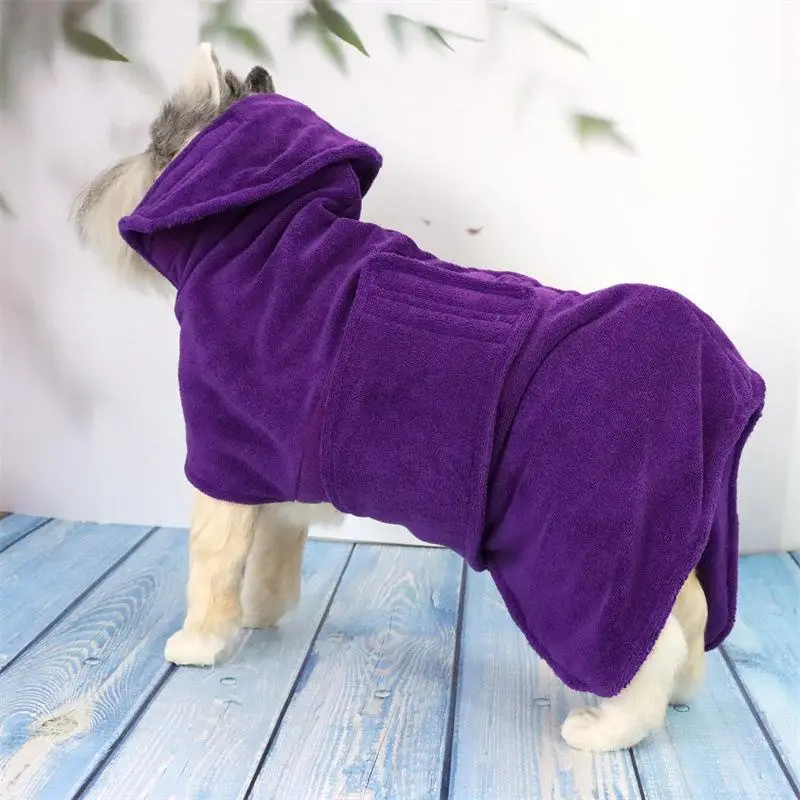 Household Creative Pet Bath Towel, Soft & Absorbent Solid Color Pet Towel For Pet Cats & Dogs Bath