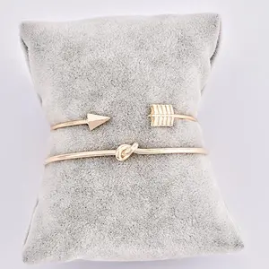 Women's Arrow Knotted Bracelet Set - Fashion Accessory