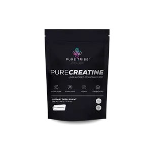 Pure Tribe PureCreatine Unflavored Micronized Creatine Monohydrate No Bloating Easy Digestion Optimal for Women and Men