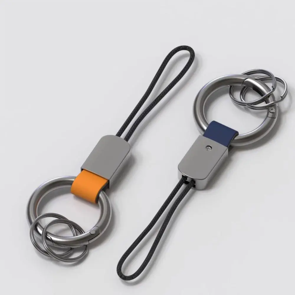 Key Cover Auto Accessories Genuine Leather Keychains Outdoor Tool Keyring Accessories Car Key Holder Waist Belt Buckle Carabiner