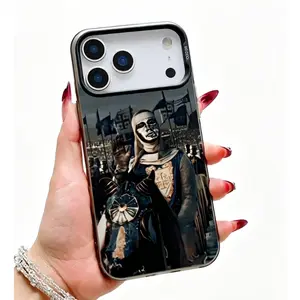 Jerusalem Baldwin Silver Phone Case, compatible with iPhone 12/13/14/15/16/17, matte finish.
