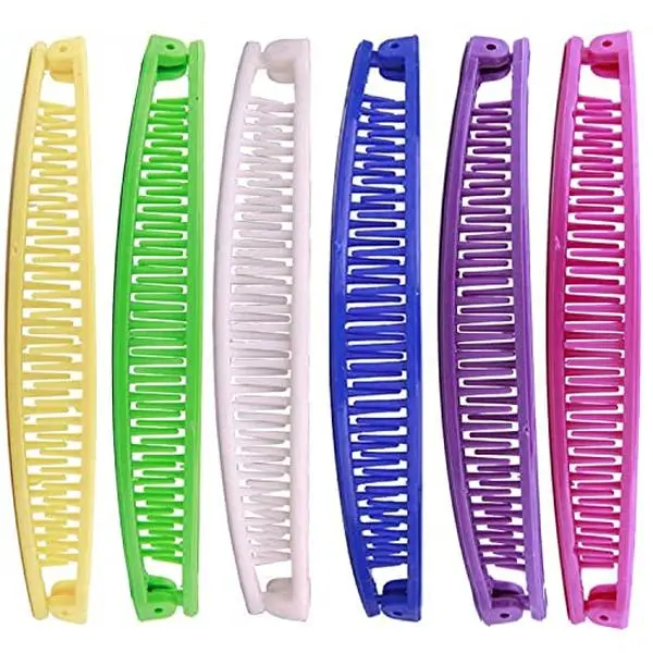 Banana Clips Hair for Women Vintage Large Bananas Hair Clip for Thick Fine Hair Banana Combs Barrettes
