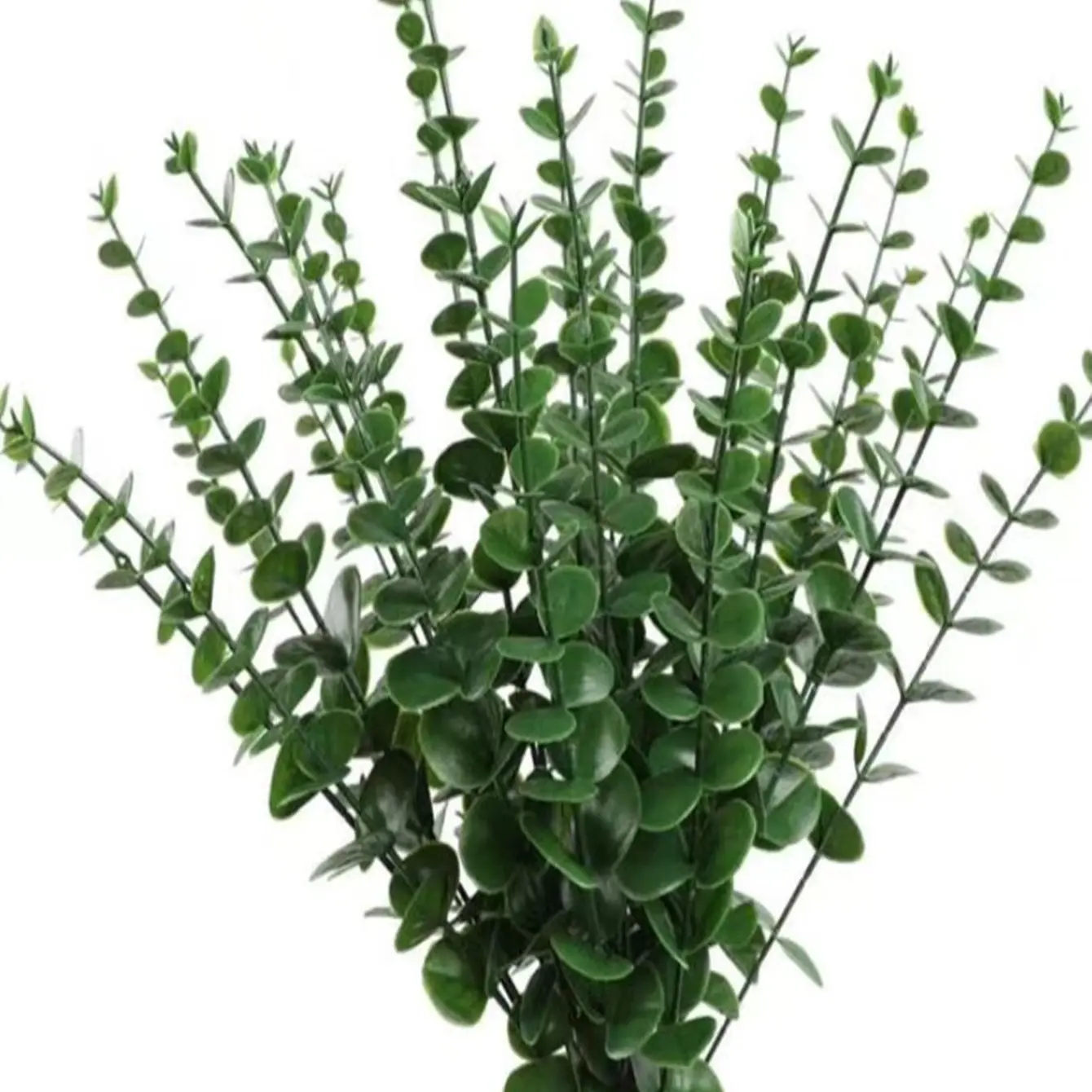24pcs Eucalyptus Stems Artificial Plants, Lifelike Fake Plant, Decorative Fake Plants, Faux Eucalyptus Branches for Wedding Bouquets, Home Decor, Spring & Summer Decoration