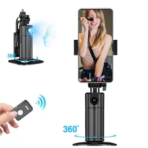 Auto Face Tracking Selfie Stabilizer, 360° Rotatable Auto Tracking Cellphone Holder with Remote, Camera Gimbal Stabilizer, Smart Shooting Phone Stand for Video Vlog Live Stream, Boyfriend Gift, Tripod, Smartphone Vlogging Kit