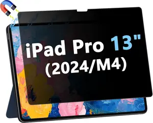 Screen Protector for iPad Pro 13 inch 2024 (M4), Anti-Glare & Blue Light Filter, Removable  Film for iPad Pro 13 M4, Easy  Attachment