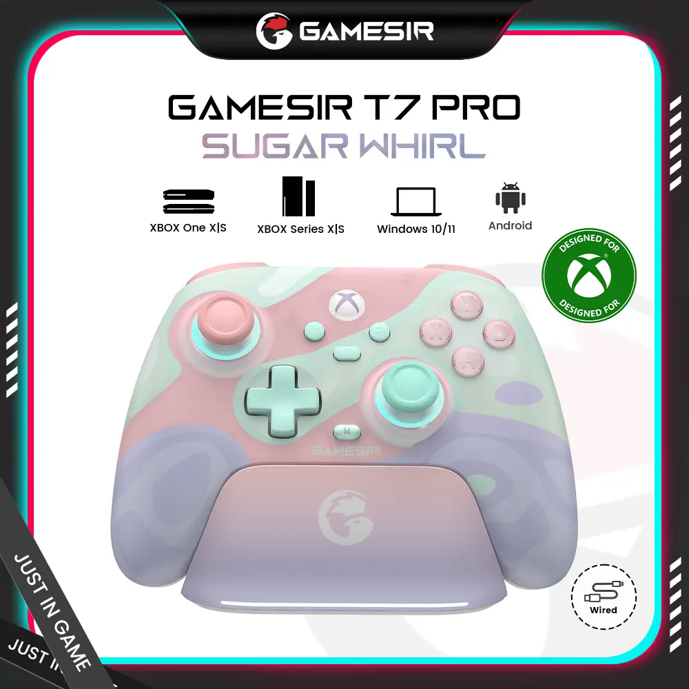 GameSir T7 Pro Sugar Whirl Wireless Controller for XBOX