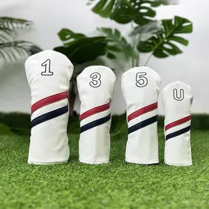 Golf Club Cover, 1 Set Waterproof & Durable Golf Club Head Cover, Golf Club Protector, Golf Accessories for Men & Women, Golf Gift Accessory, Golf Putter