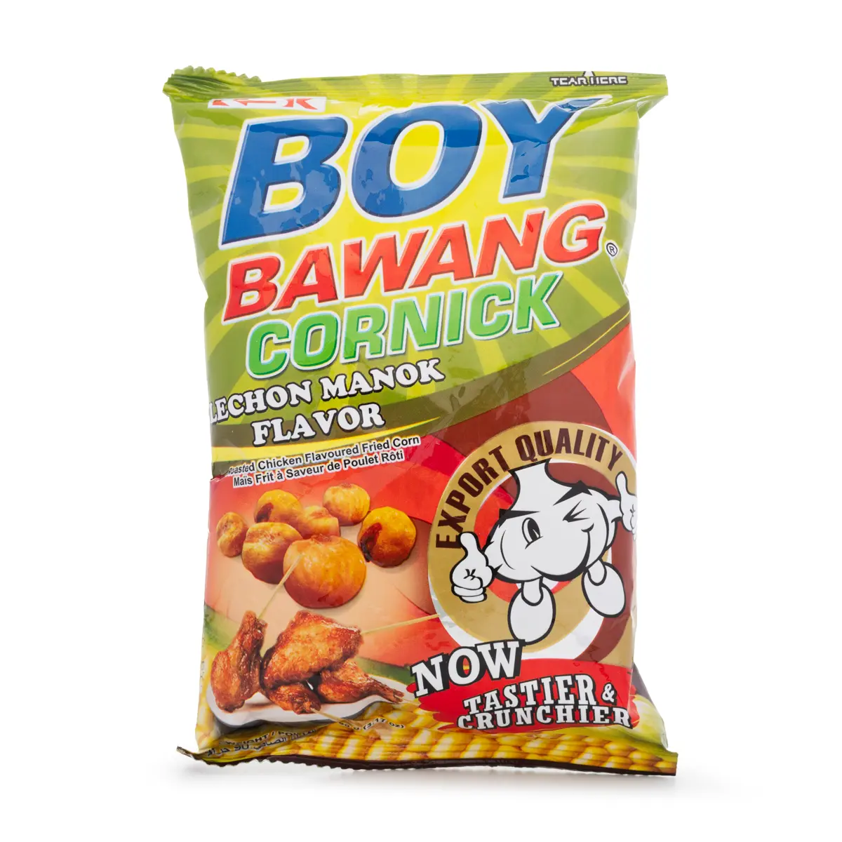Boy Bawang Cornick Lechon Manok Flavor 90 g Boy Bawang Cornick Lechon Manok Flavor 90 g