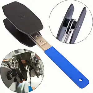 Car Ratchet Brake Caliper Piston Spread Tool, 360-Degree Rotation Compressor Repair Wrench, Dual Four-Way Separator Pad Replacement, Non-Electric Manual Operation,Made of High-Hardness Carbon Steel for Long-Lasting Use Under High Pressure.